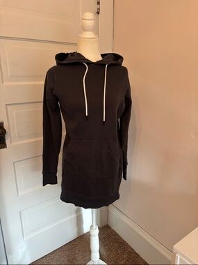 Athleta Charcoal Gray Hooded Pullover